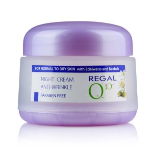 Anti Wrinkle Night Cream with Baobab Oil and Edelweiss Regal Q10