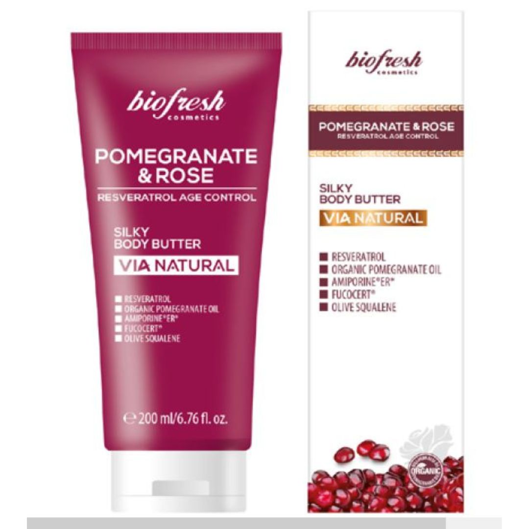 Pomegrante and Rose Resveratrol Age Control Silky Body Butter