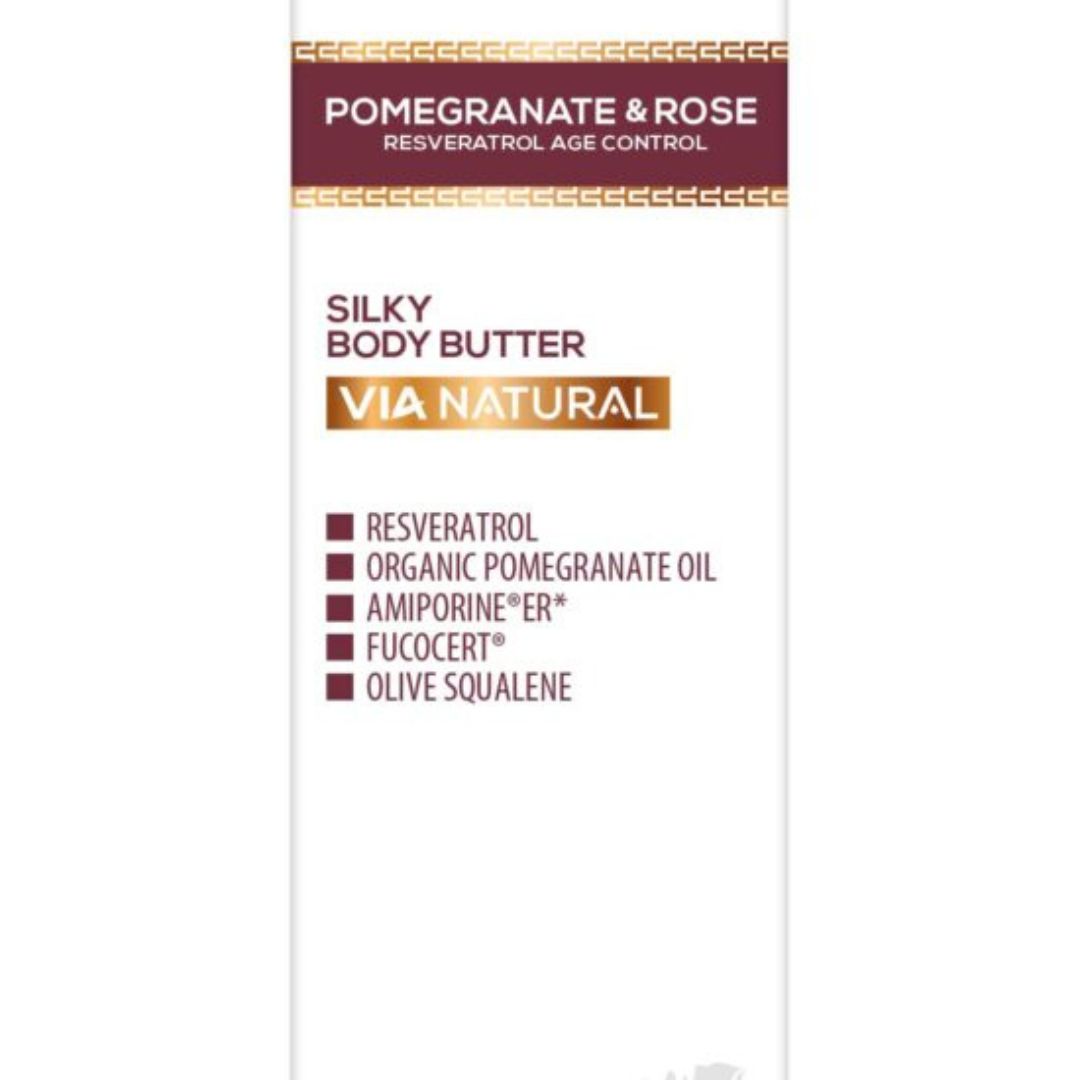 Pomegrante and Rose Resveratrol Age Control Silky Body Butter