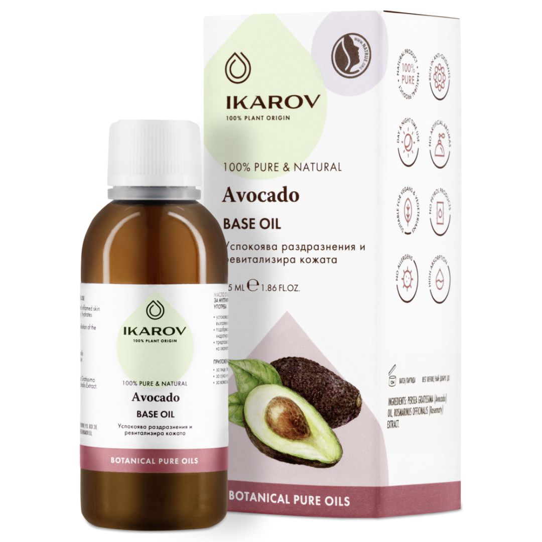 Avocado Oil for Face, Body, Hair and Nails Ikarov