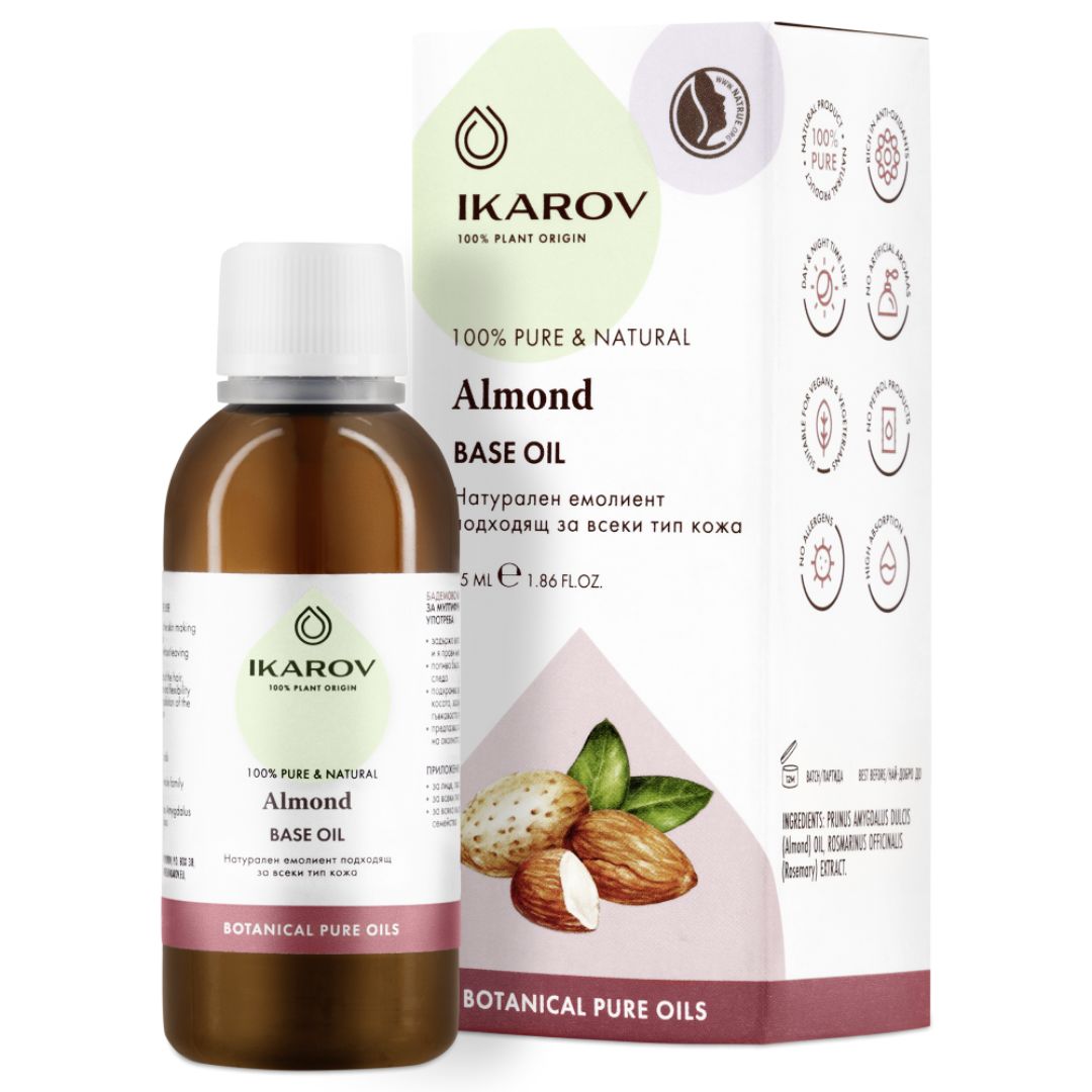 Almond Oil for Face, Body, Hair and Nails Ikarov