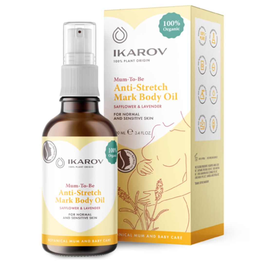 Anti Stretch Mark Oil with Safflower and Lavender Ikarov