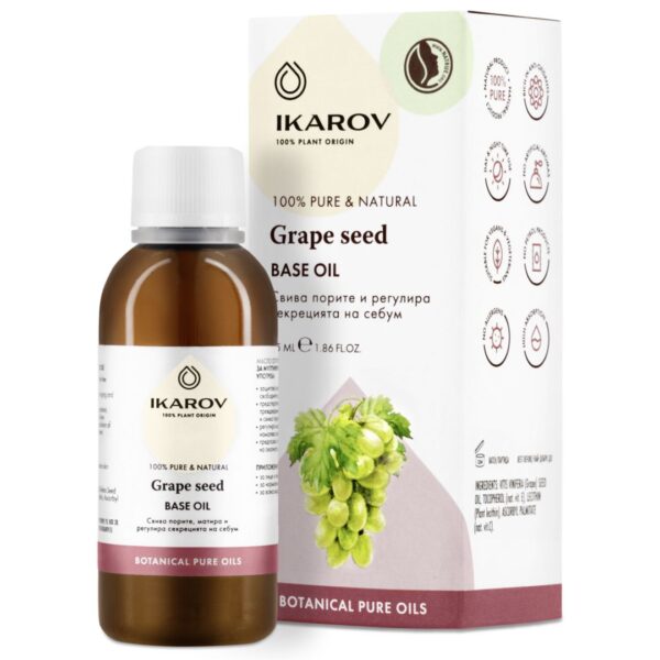 Grape Seed Oil for Face and Body Ikarov