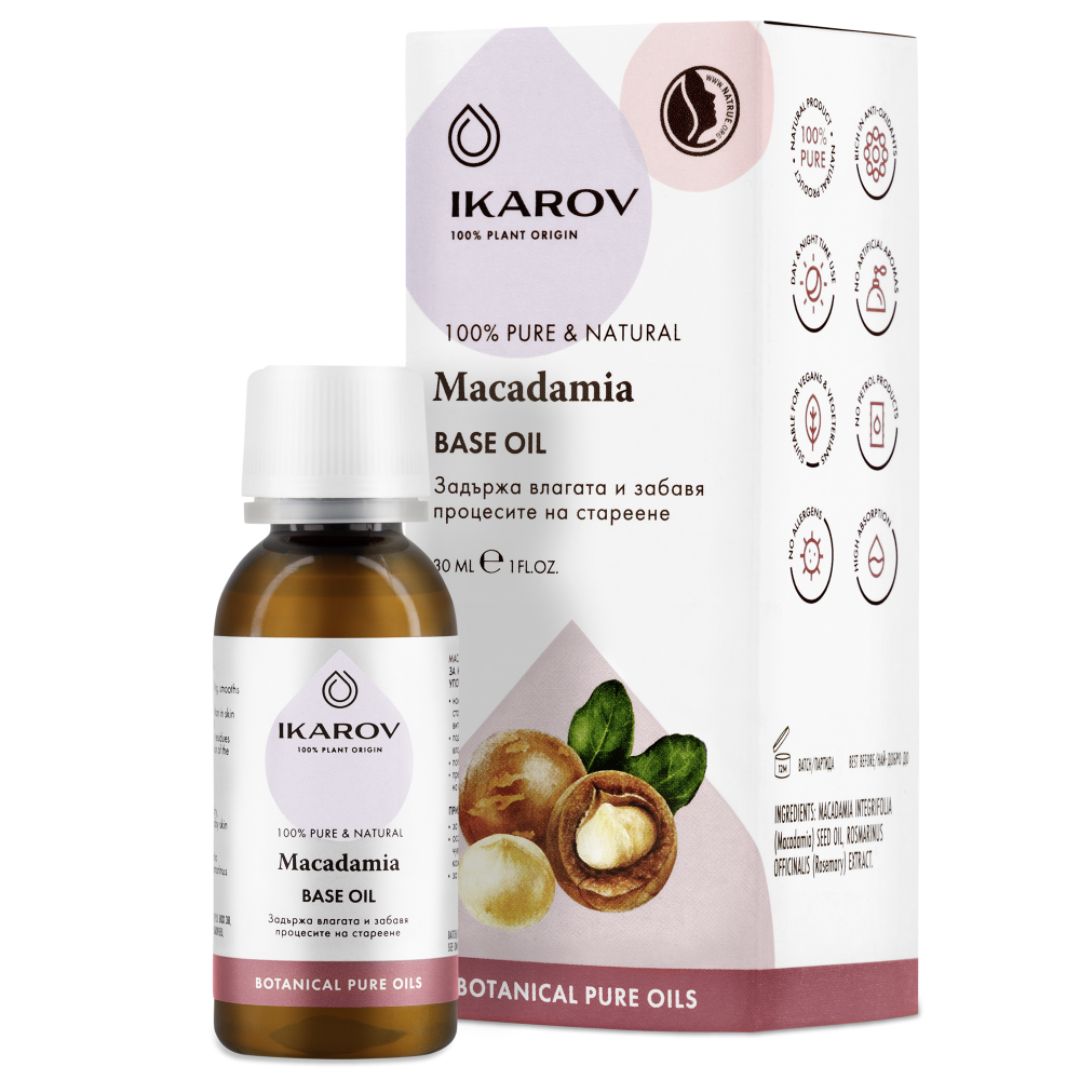 Macadamia Oil for Face, Body and Hair Ikarov