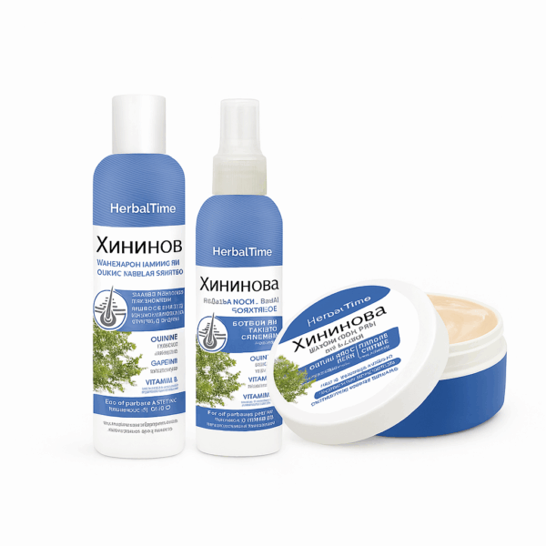 Herbal Time Quinine – Complete Hair Strengthening Set