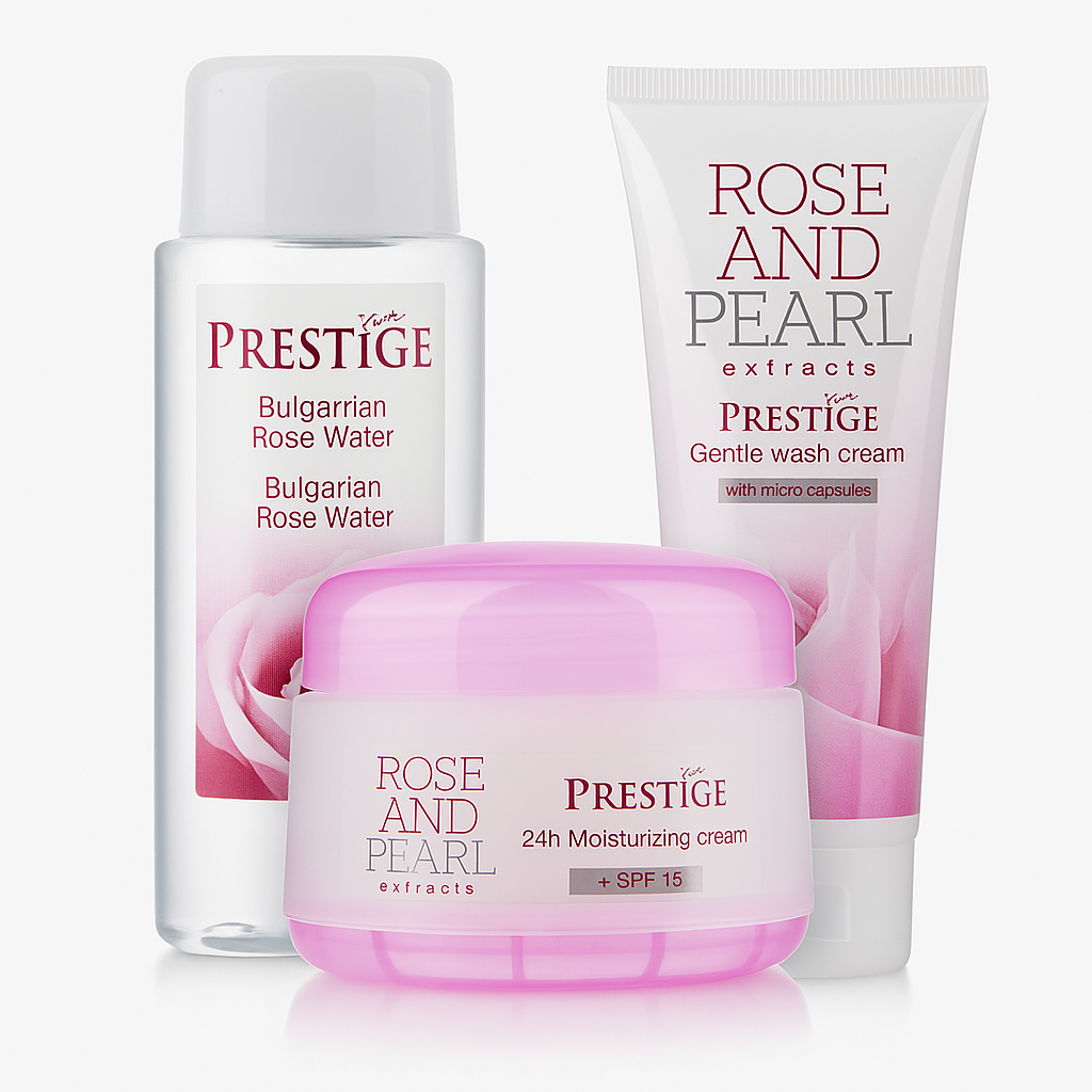 Prestige Rose & Pearl – Complete Radiance & Hydration Set